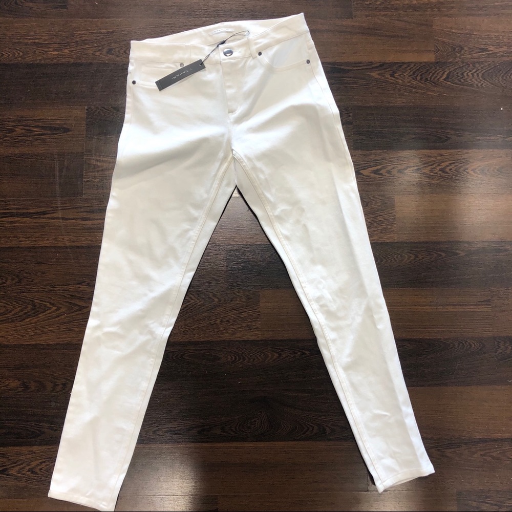 Tahari White Goldie Pants White Jeans US Size 4